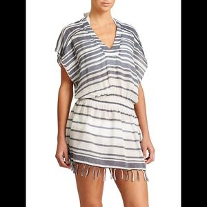 🆕Athleta Striped‎ Bright Side Cover Up